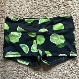 New FLEO lime shorts
